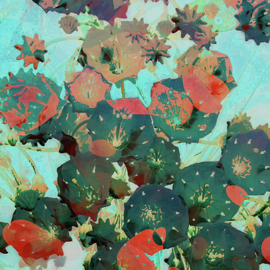 Bouquet In Blue Digital Art by Mark Slauter