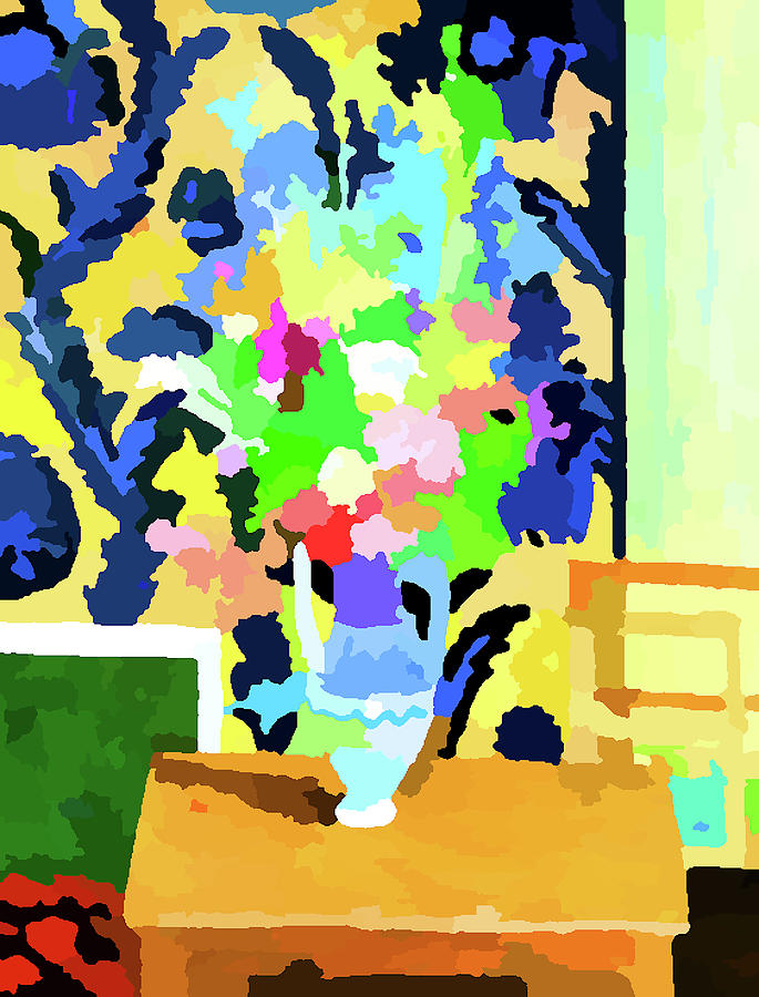 Bouquet Of Flowers Fourteen July Digital Art By Henri Matisse Fine Art America