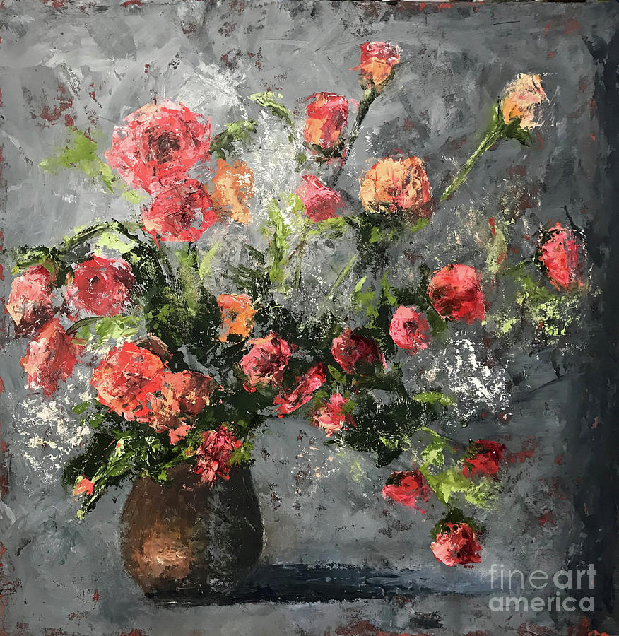 Bouquet of Flowers Painting by Patricia Caldwell