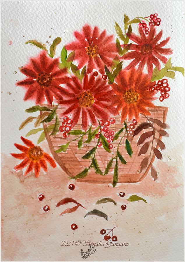 Bouquet Of Red Painting