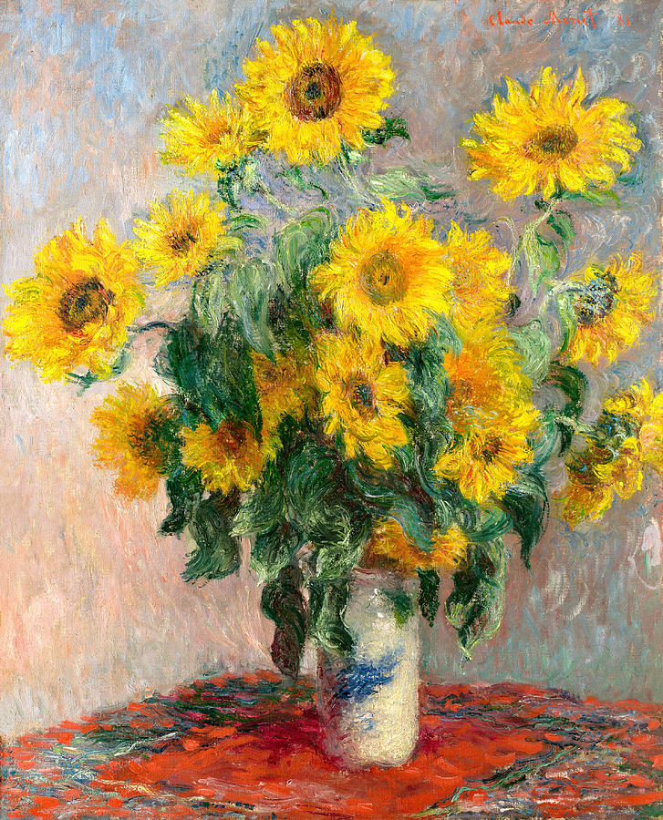 Bouquet Of Sunflowers Painting