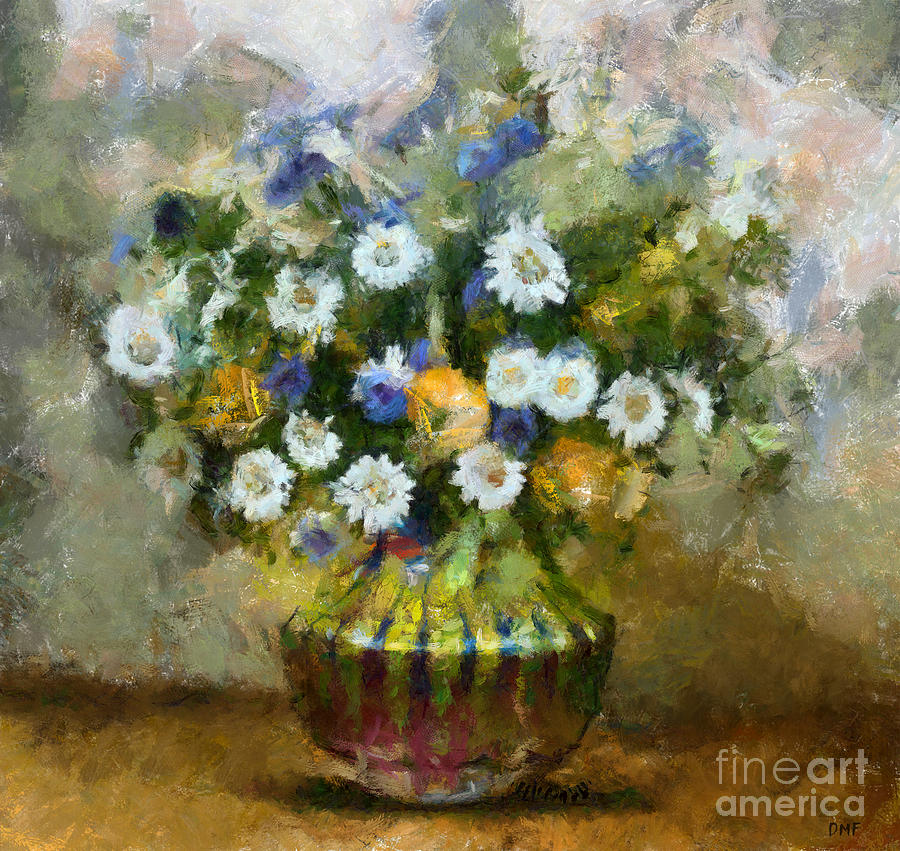 Bouquet of Wildflowers Painting by Dragica Micki Fortuna