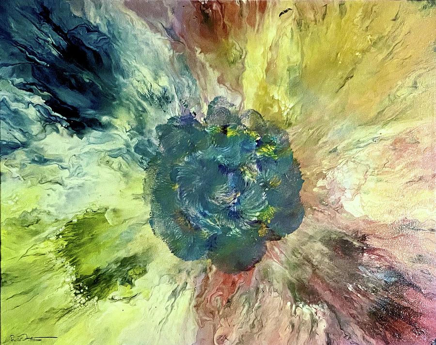 Bouquet Painting by Pour Your heART Out Artworks