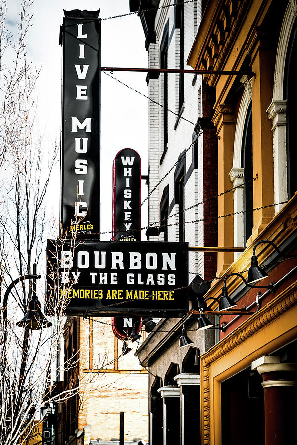 Bourbon by the glass Photograph by Alexey Stiop