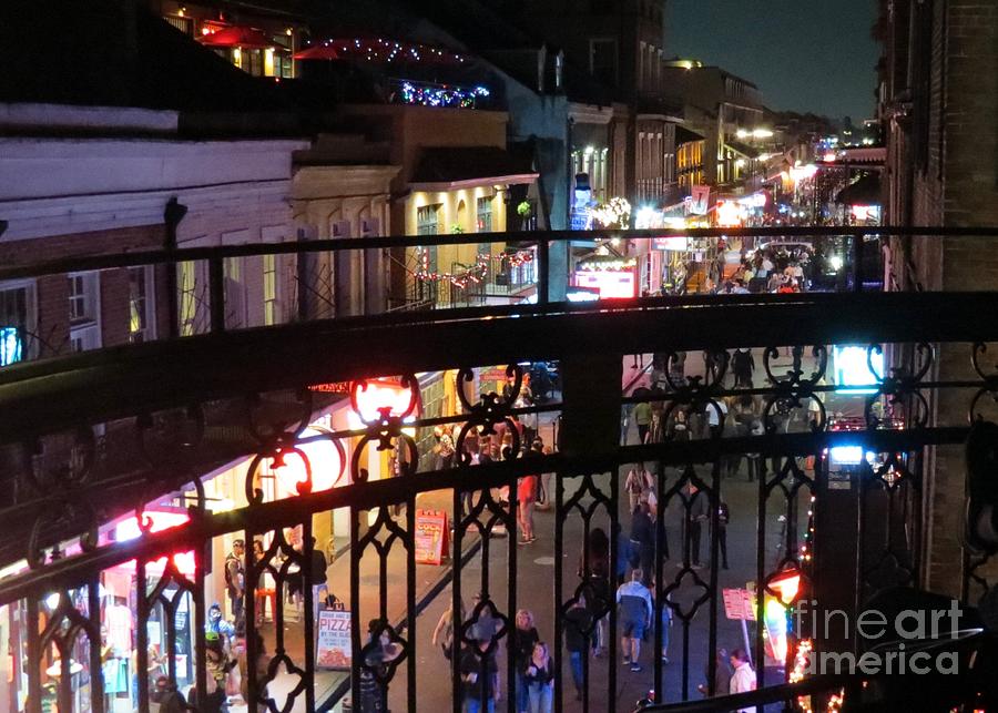 Bourbon Street Nightlife Photograph by Libby Saunders - Fine Art America