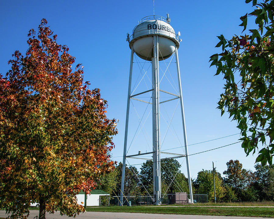 Bourbon Water Tower Photograph by Lon Dittrick - Pixels