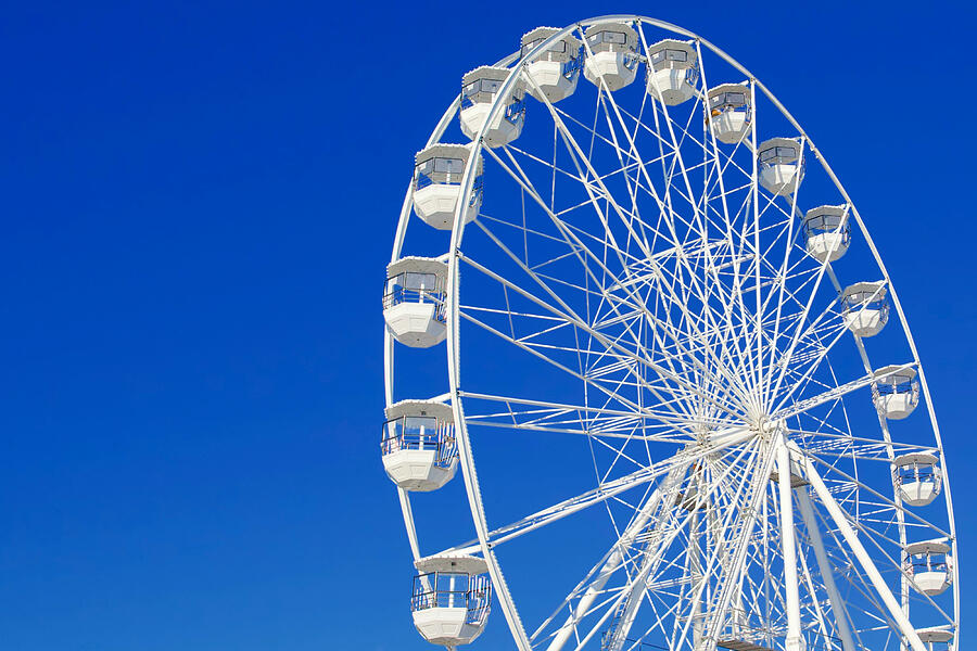 Architecture Photograph - Bournemouth Big Wheel. by Joe Vella