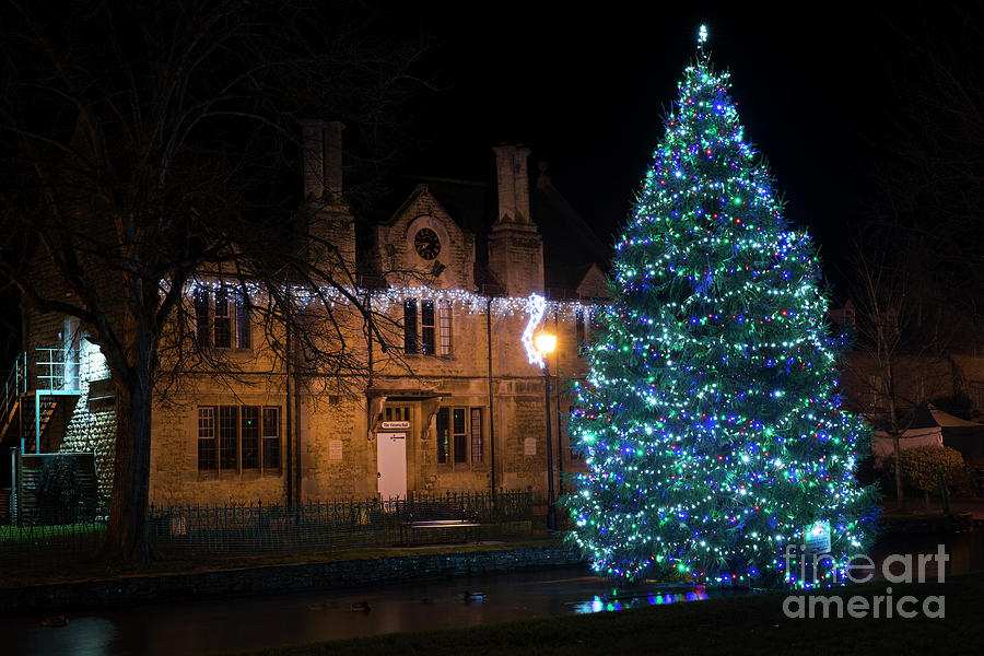 Bourton on the Water Christmas Photograph by Tim Gainey