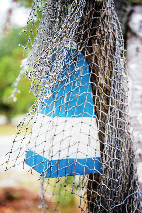 Bouy and Fish Net Photograph by Bob Decker