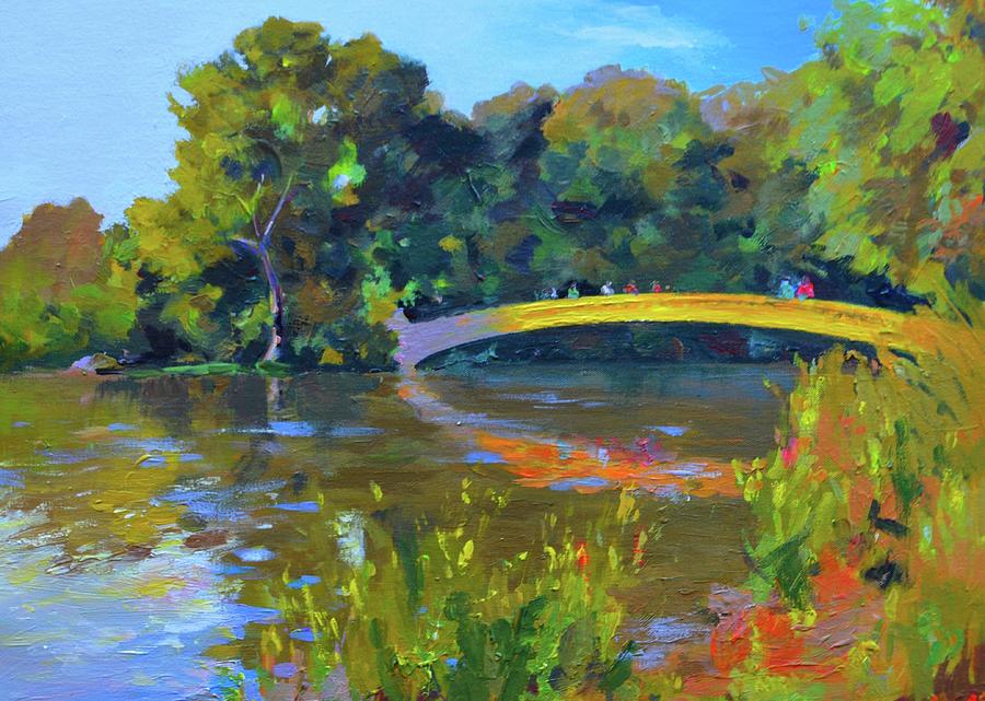 Bow Bridge Painting by Eduard Zenuni - Fine Art America