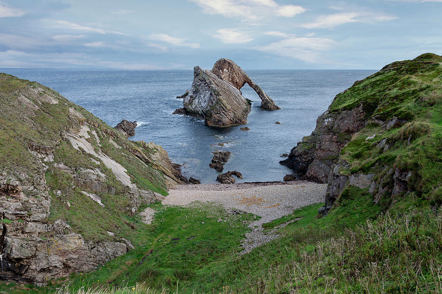 Bow Fiddle Rock And Sun Photograph