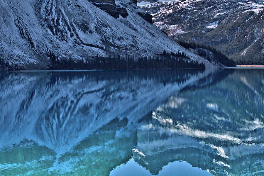 Banff National Park Photograph - Bow Lake Reflections by Stephen Vecchiotti