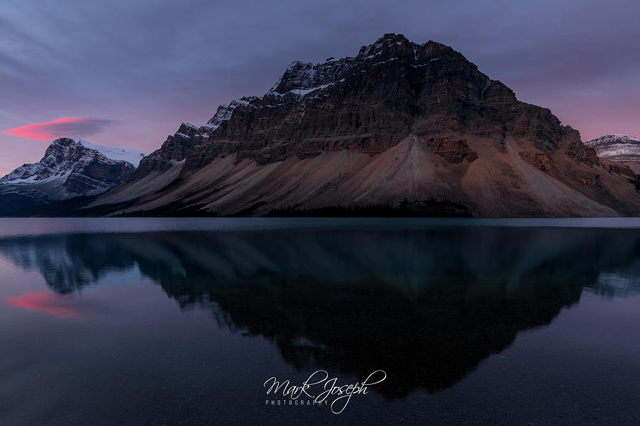 Bow Lake Sunrise II Photograph by Mark Joseph
