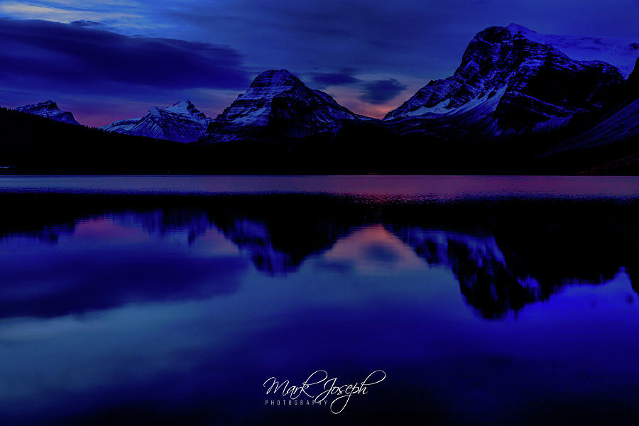 Bow Lake Sunrise III Photograph by Mark Joseph