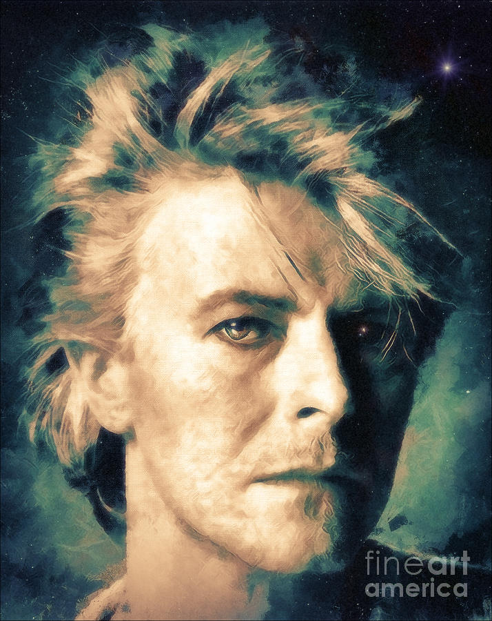 David Bowie Digital Art - Bowie Always by Robert Radmore