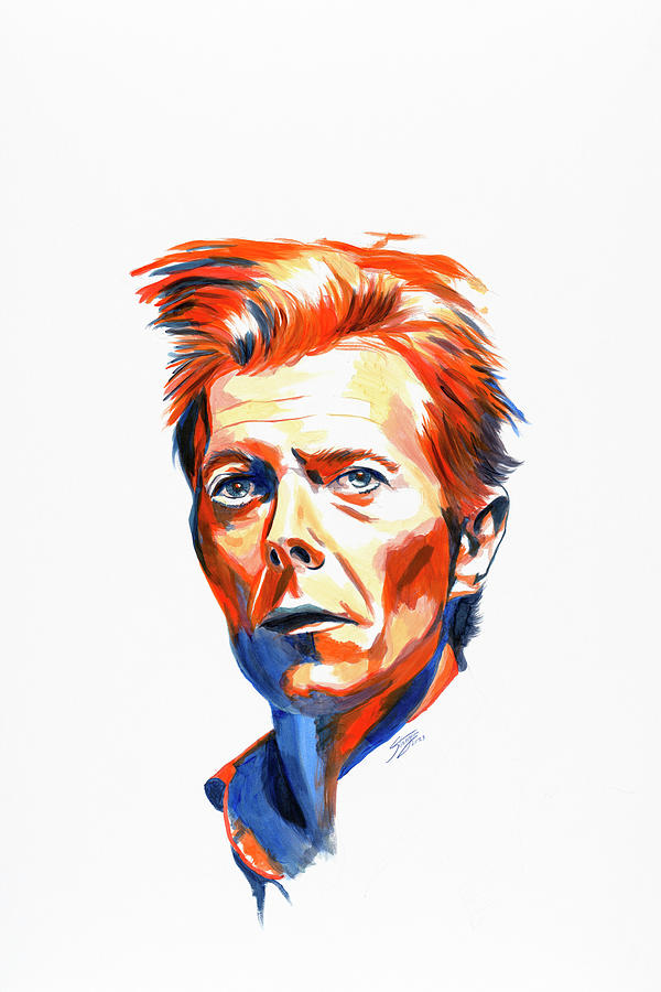 Bowie Painting by Rick Stringer