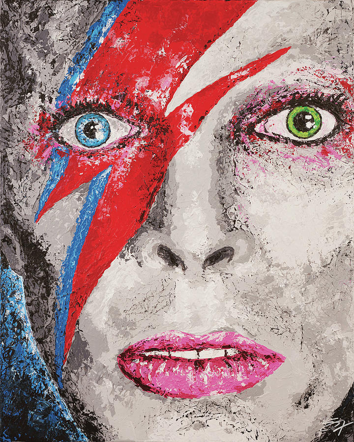 Bowie Spiders from Mars Painting by Steve Follman