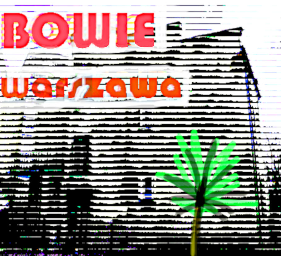 Bowie Warszawa 1977 Painting