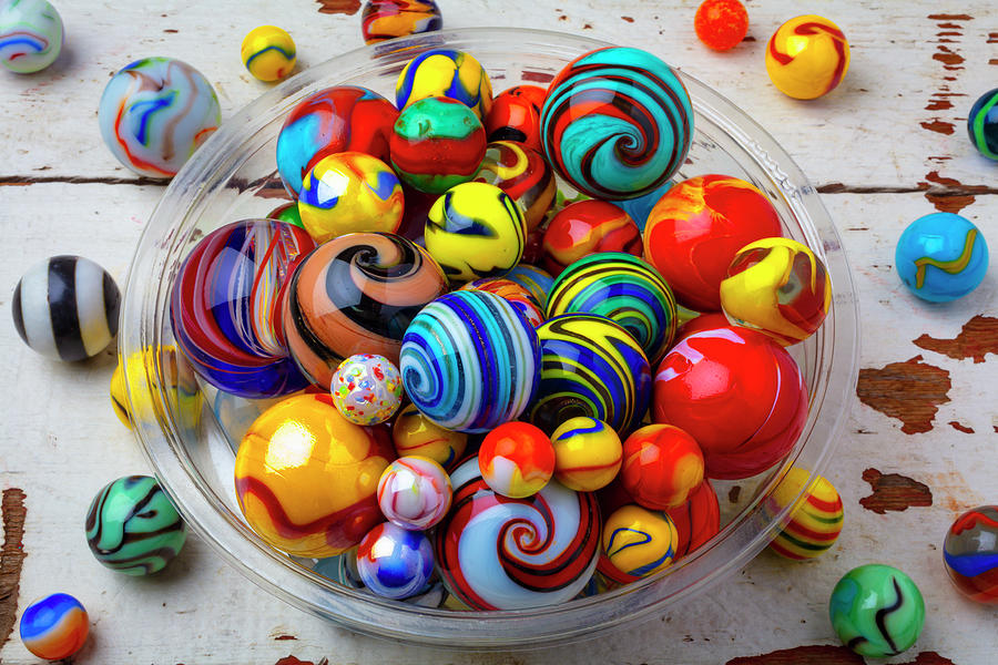 Beautiful Glass Marbles Photograph by Garry Gay - Fine Art America