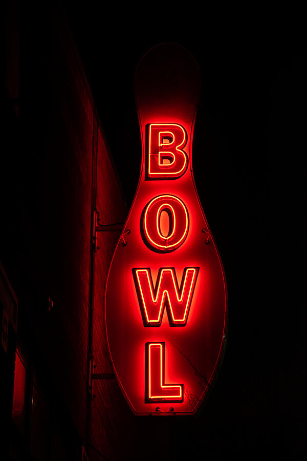 Sign Digital Art - Bowl Neon Sign by Tristan Williams