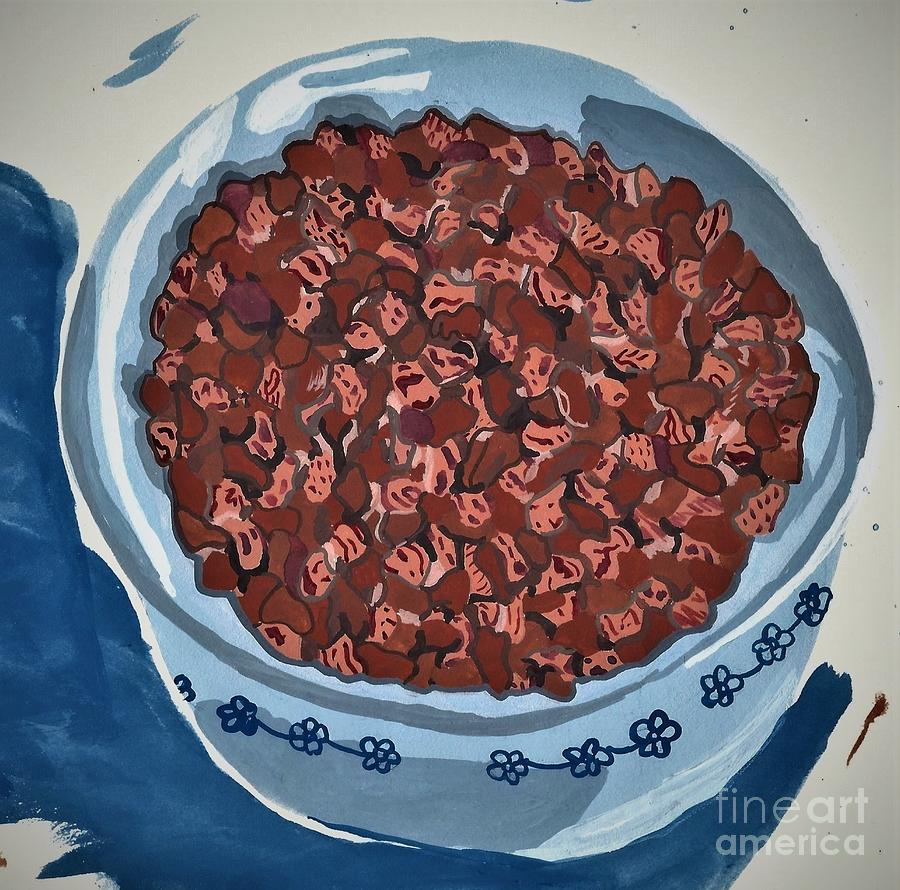 Bowl of Cereal Painting by L A Feldstein