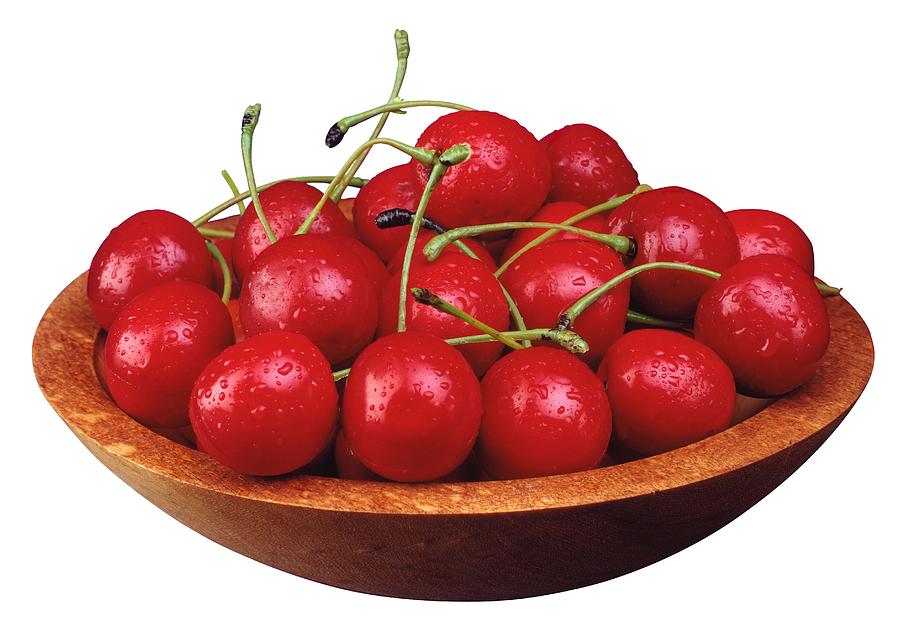Bowl of cherries Photograph by Jupiterimages