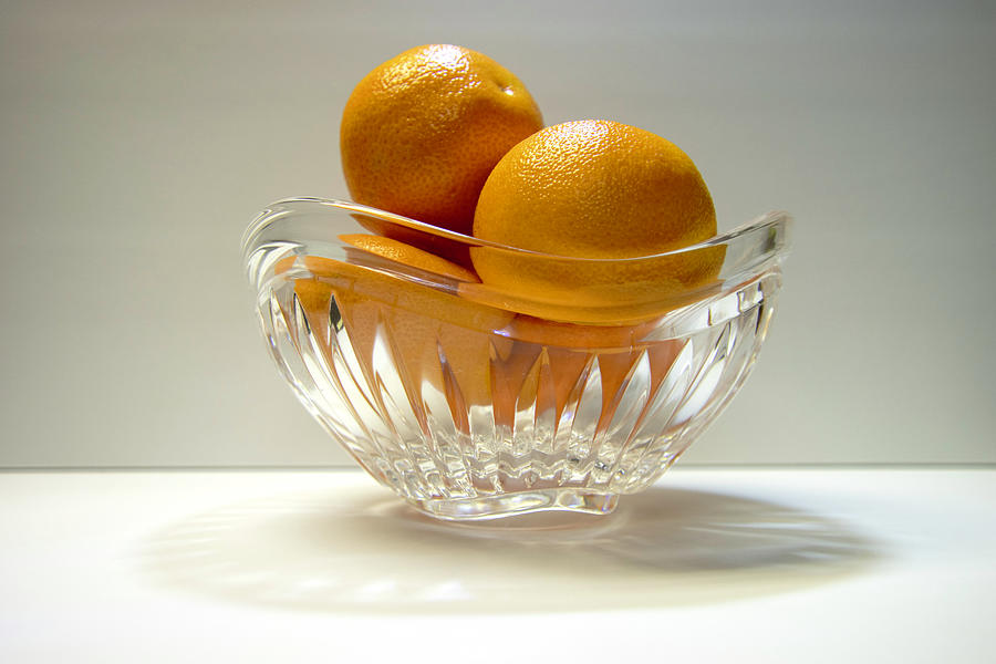 Bowl Of Cutie Tangerines Photograph by Her Arts Desire