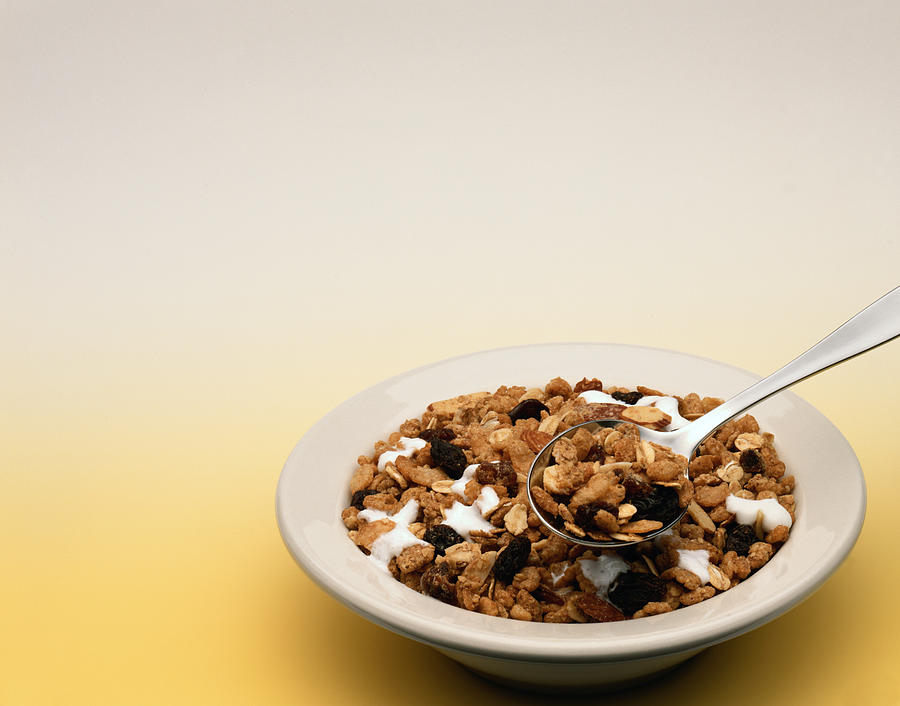 Bowl of Granola Photograph by C Squared Studios