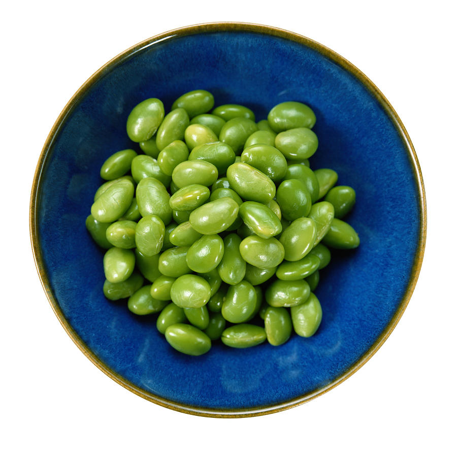 Bowl of Soybeans Photograph by Spencer Jones