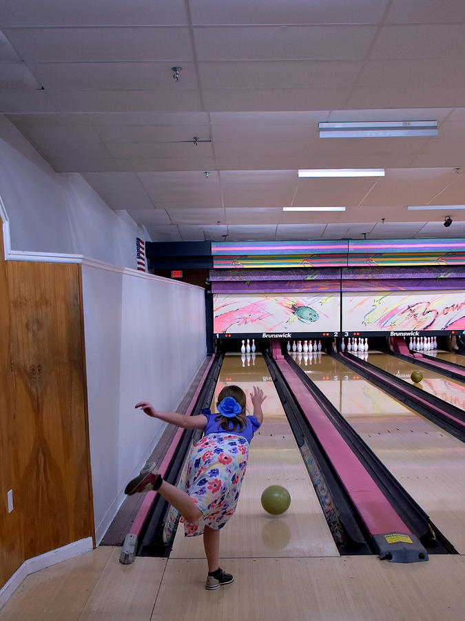 Bowling for a spare Photograph by Christopher Mercer