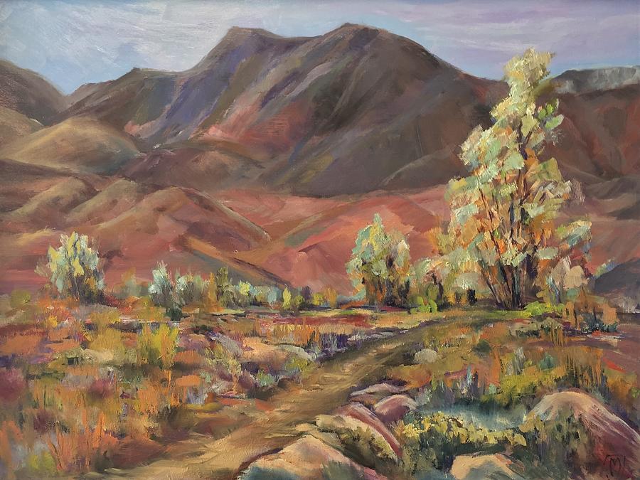 Mountain Painting - Box Canyon Trail  by Marilyn Froggatt