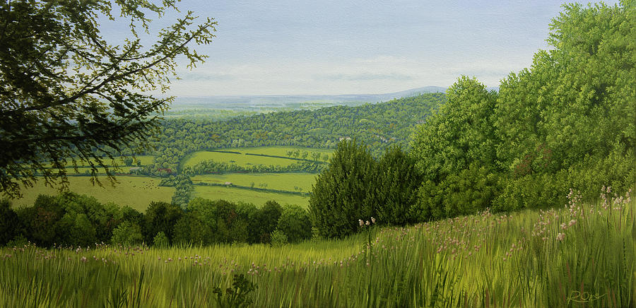 Box Hill Painting - Box Hill by Raymond Ore Box Hill Painting - Box Hill by Raymond Ore