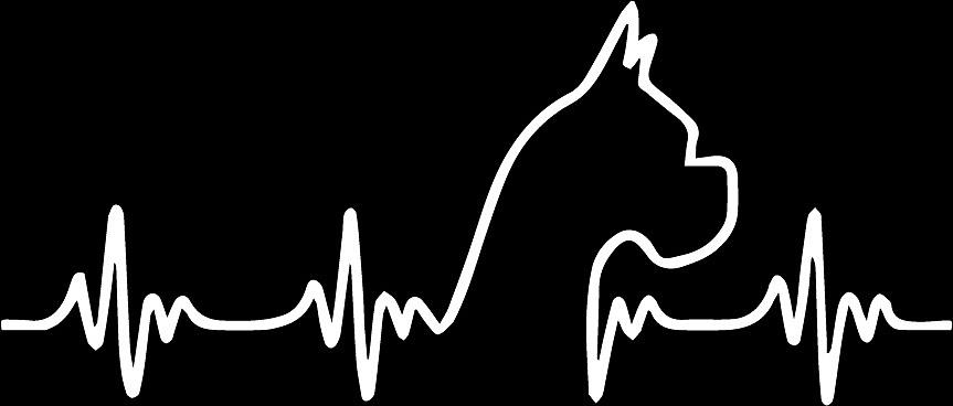 Heart Beat Digital Art - Boxer Dog Heart Beat by Jacob Zelazny