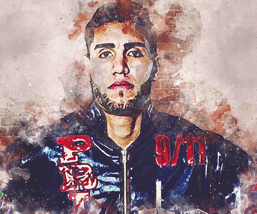 Boxer Prichard Colon Digital Art by Keagan Arcelina Pixels