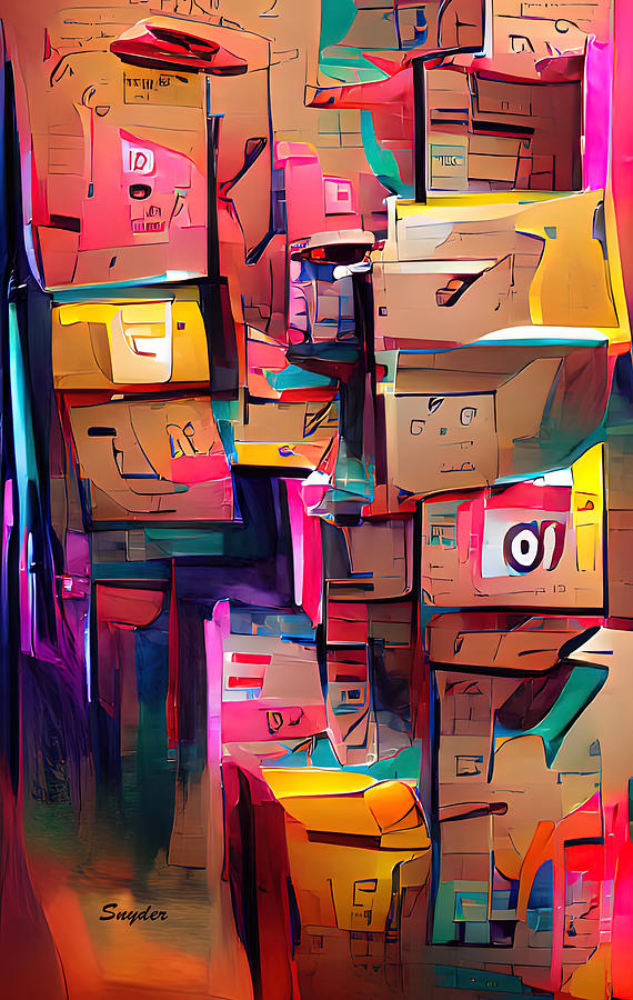 Boxes by AI  Digital Art by Floyd Snyder