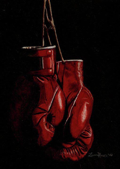 Boxing Gloves Drawing by Laura Nicole - Fine Art America