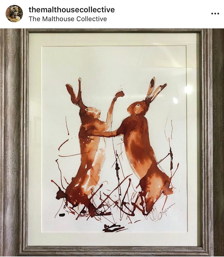 Boxing Hares by Wendy Thompson Boxing Hares by Wendy Thompson