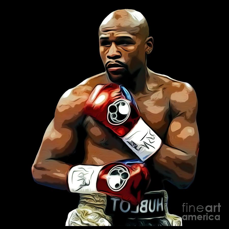 Boxing Legend Money Painting by Harrison Brown | Fine Art America