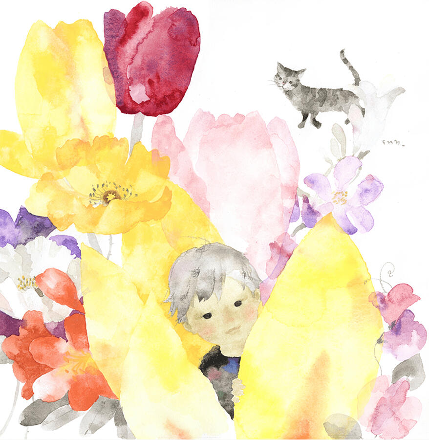 Boy among Tulips - Chihiro Iwasaki Digital Art by Samuel HUYNH Boy among Tulips - Chihiro Iwasaki Digital Art by Samuel HUYNH