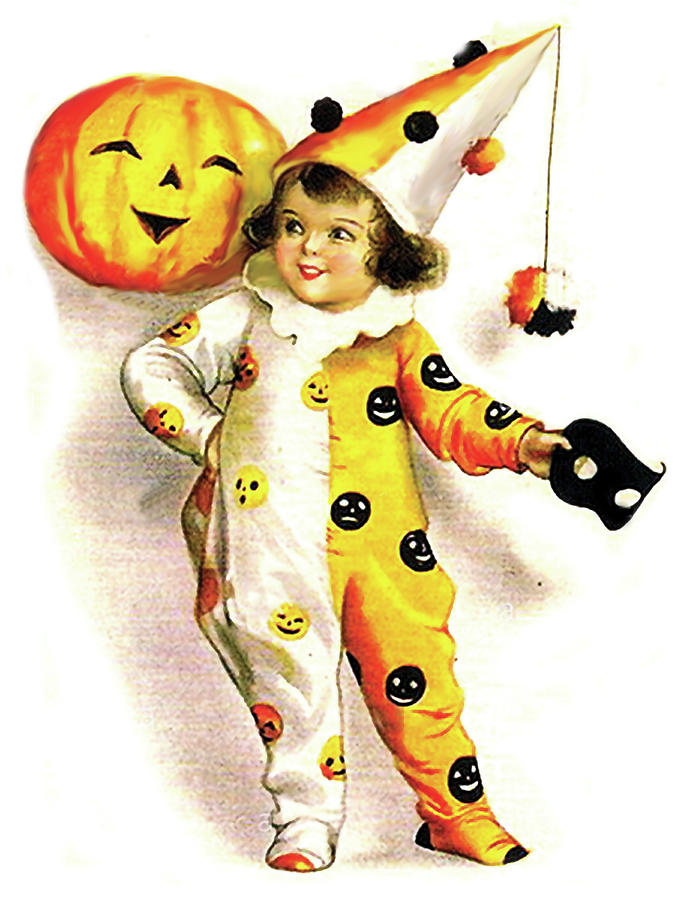 Boy in Halloween Costume Digital Art by Long Shot