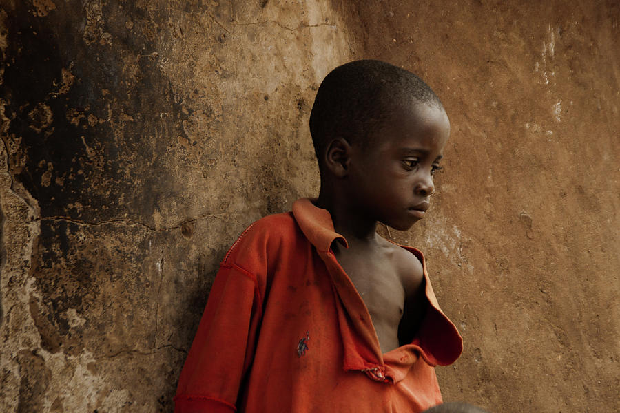 Boy In Red Shirt Photograph by Vicky Markolefa Boy In Red Shirt Photograph by Vicky Markolefa