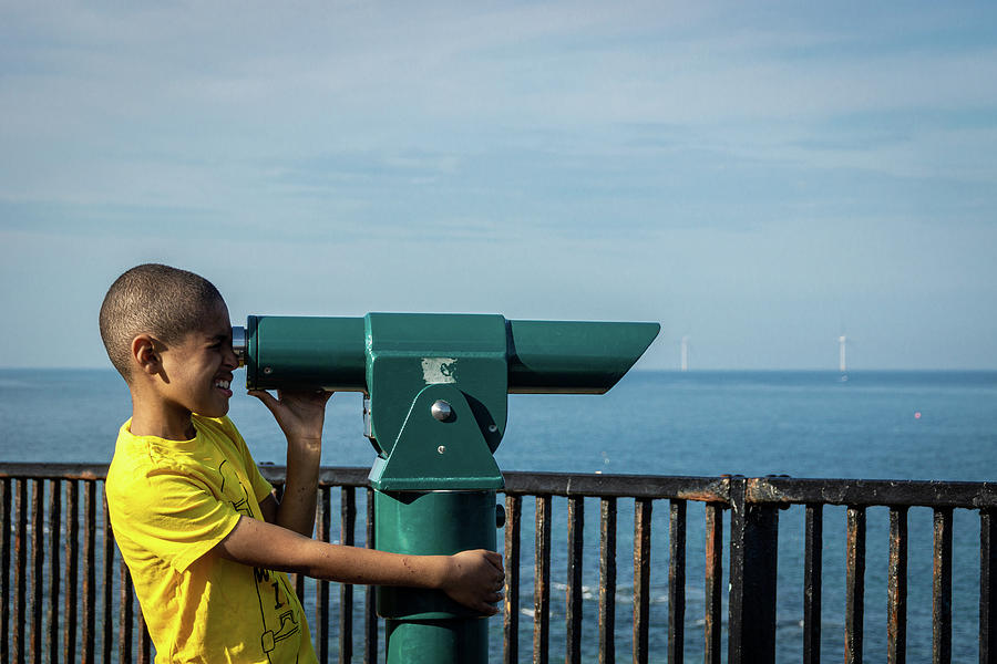 Boy looking out to sea Photograph by Francisco Ruiz Navas Boy looking out to sea Photograph by Francisco Ruiz Navas