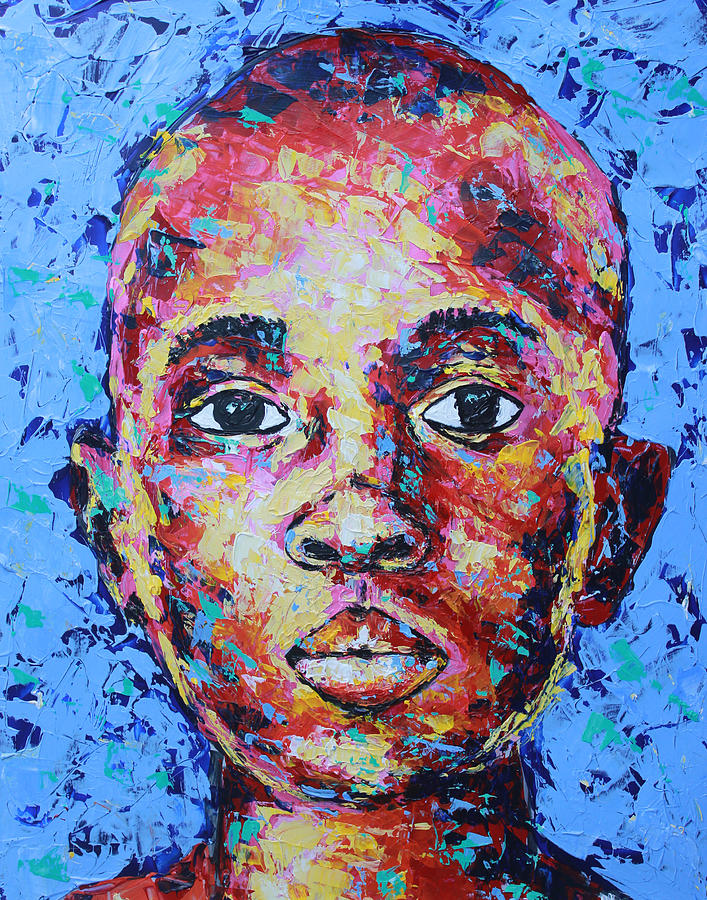 Boy of Innocence - Art Print Painting by Ahmad Austin | Fine Art America