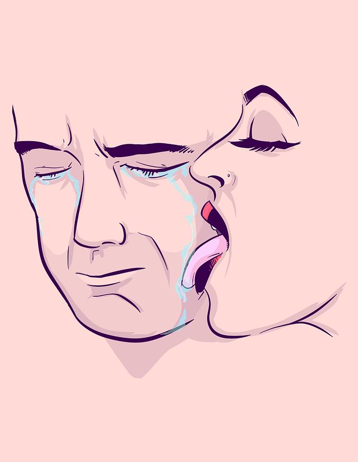 Boy Tears Drawing
