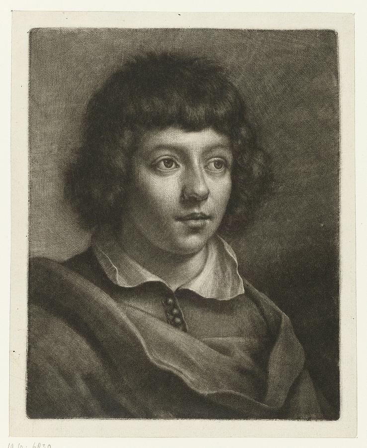Boy with a Folded Collar, Wallerant Vaillant, 1658  Painting by MotionAge Designs