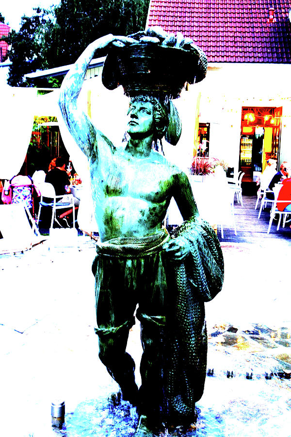 Boy With Basket Monument In Sopot, Poland 2 Photograph by John Siest