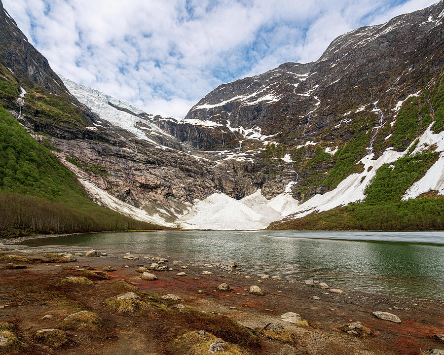 Boyabreen Glacier Photograph by Johan Elzenga