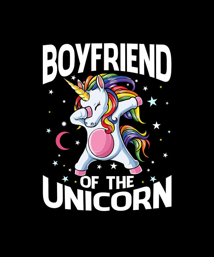 BOYFRIEND Of The Unicorn Drawing by DHBubble - Fine Art America