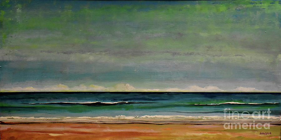 Beach Painting - Boynton Beach Seascape by Sean Hagan