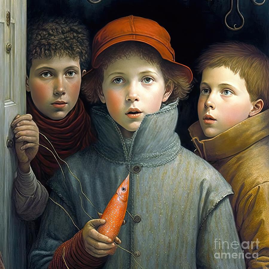 Boys Gone Fishing 01 Photograph by Jack Torcello